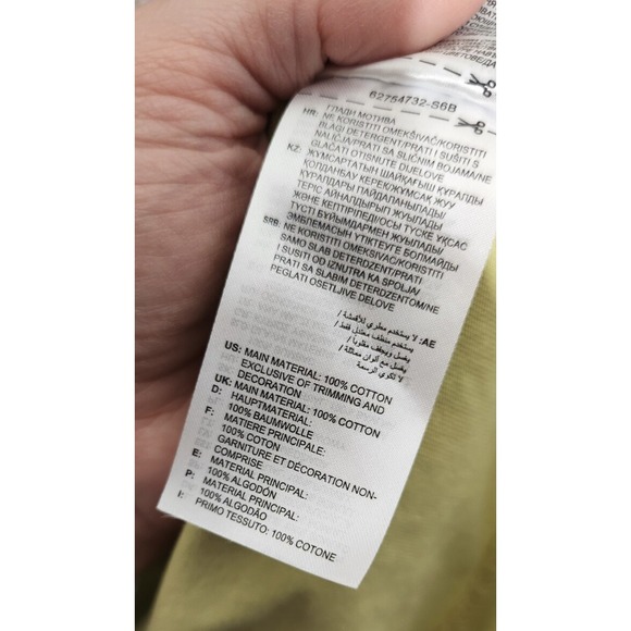 Adidas Basketball Mens Mock Neck Sweater Size‎ Small Gold Oversized Sports NBA - Picture 11 of 12